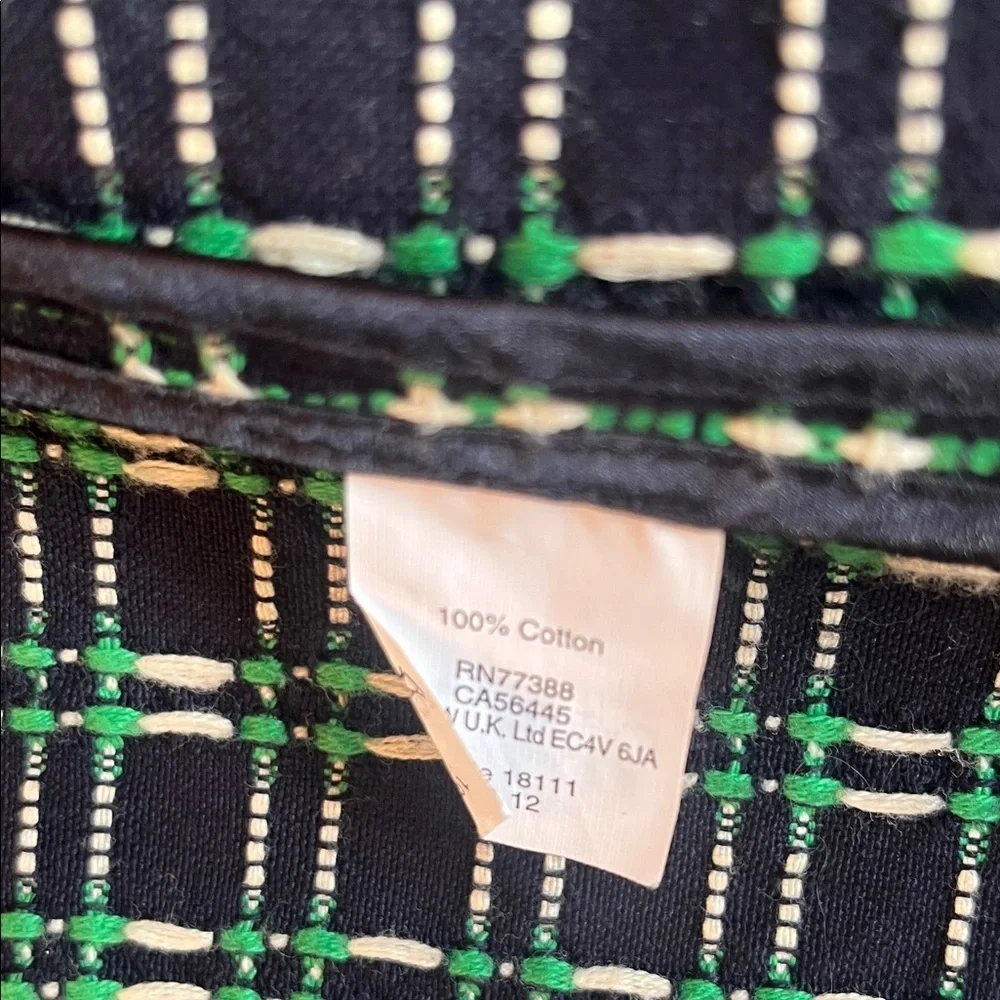 J. Crew Navy, Green & Cream Textured Plaid Blazer - Size 14
